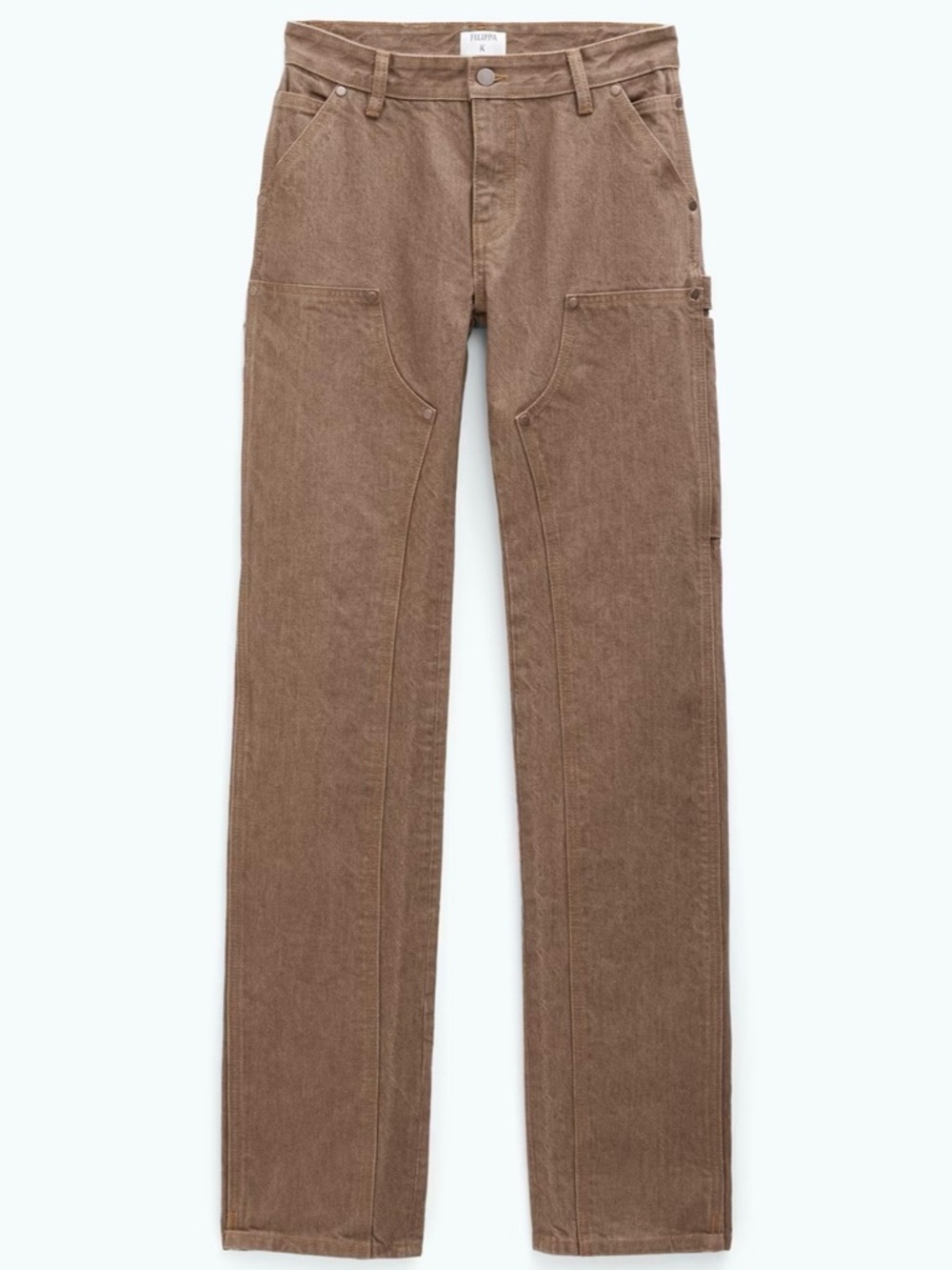 Filippa K NWT Women's Brown Carpenter Cargo Jeans 28